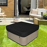 Zuverlässige Badewannenabdeckung, entworfen für den Außenbereich, schützt das ganze Jahr über vor Regen und Wind (200 x 200 x 85 cm)