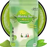 Bio Matcha Pulver - Premium Matcha Tee 'Midori' - Grünteepulver ohne Zusätze, 100g