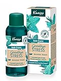 Kneipp Bade-Essenz Goodbye Stress - Badeöl mit ätherischen Ölen aus Rosmarin & Wasserminze für weniger Stress & positive Energie - erfrischender Duft - 100ml