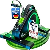 STEHMEYER® Pedaltrainer für Senioren Mini Heimtrainer Tischfahrrad | extra leiser & gelenkschonender Arm & Beintrainer | Deskbike mit LCD-Display | Hometrainer für Zuhause, Büro & Reha