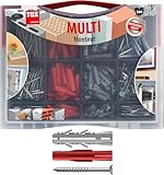 TOX Sortiment Monteur Multi mit Allzweckdübel TRI und Spreizdübel Barracuda, ø 5, 6 und 8 mm + Schrauben M, Dübel für fast alle Baustoffe und extremen Halt in Beton/Vollstein, 336-tlg., 094901021