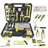 Werkzeugkoffer gefüllt profi, Meister werkzeugkoffer, Werkzeugkasten gefüllt, 700-teilig, Robust und hochwertig, Feinmechaniker werkzeug set, Werkzeugbox gefüllt für Haushalt, Garage & Werkstatt