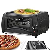 2-in-1 Tandoor Backofen mit Backblech & Rost für Chapati, Roti, Sichtglastür für einfache Überwachung, kompaktes Küchengerät
