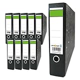 10 x ORDNER AKTENORDNER SCHLITZORDNER 8CM WOLKENMARMOR