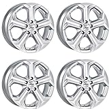 4x AUTEC Felgen Alufelgen XENOS 8.5x18 ET50 5x120 Brillantsilber kompatibel mit VW Amarok Bus Touareg