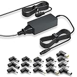 90W Universal Netzteil Laptop Ladekabel Ladegerät für Lenovo HP Dell Acer ASUS Samsung Toshiba Sony Fujitsu Gateway Notebook Ultrabook Chromebook AC Adapter mit 16 Steckers