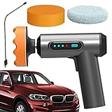 jidian Akku Polierer fürs Auto - Auto-Kratzer-Reparatur-Poliermaschine - Wireless Waxing Buffer Polisher Kit für die Autoaufbereitung/Autokratzerreparatur