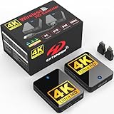 BMOSTE Wireless HDMI Transmitter and Receiver, 4K 2160P 30HZ Hardware Decoding, 1080P 60HZ, 60 Meter MAX, 5.2/5.8GHZ Wi-Fi, 1 TX to 3 RXS, Plug & Play, 9 Wi-Fi Channel, 0.1s Latency