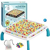 Lpoppcx Schachbrett Für Kinder,Tischspielzeug Für Mehrere Spieler | Interaktives Farbenfrohes Kugel-Schach | Für Kleinkinder, Und Mädchen, Für Indoor, Reise, Schule, Kindergarten, Zuhause Und Party