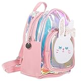 BESPORTBLE Cartoon Kaninchen Rucksack für Kindergarten Einstellbare Schultergurte Modisches Design für Mädchen Geeignet für Schule und Freizeit