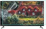 TV-Bildschirmschutz， 32'-46' Anti-Blaulicht-Displayschutzfolie, filtert blaues Licht heraus, ist kratzfest und reduziert die Belastung der Augen, for gebogene/flache Bildschirme, 40 Zoll(46inch)