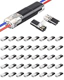 40 Stück Auto Kabelverbinder Wasserdicht 2 Polig,2V Stecker 2 pin,Schneller Kabelstecker Verbindungen 12V für 18-22 AWG Kabel Crimp,Kabel Steckverbinder,Auto Stecker Steckverbindung Steckbarer Kabelan