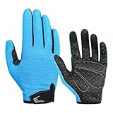 Vollfinger-Fahrradhandschuhe, atmungsaktive Handschuhe, Touchscreen-Handschuhe, rutschfeste Handschuhe für Reiten, Wandern, Radfahren