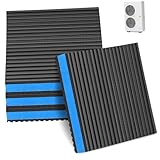 FIXOSHEE 4 Stück Anti vibrationspads Gummimatte Stoßdämpfer Rüttelplatte für Schwere Geräte Waschmaschine Luftkompressor Schallisolierung Vibrationsdämpfer Stabilisierend