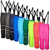 MS-Trachten Kinder Skihose Charly Schneehose Snowboardhose Thermohose (122/128, Schneehose, Pink)