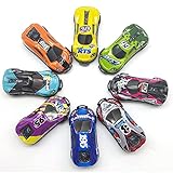 Chedin Stunt 360 ° drehbares spielzeugauto, Springendes Trägheits, Legierung zurückziehen Katapult-Kreativität Mini-Auto-Modelle Spielpreise für Kinder Jungen (8p)
