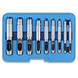 BGS 565 | Locheisen-Satz | 9-tlg. | 3 - 12 mm | inkl. Kunststoff-Koffer | Stanzeisen-Set