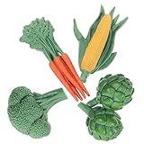 TOYANDONA Künstliches Gemüse 4 Stück Simulierte Gemüsemodelle Für Kinder Spielzeug Und Dekoration Ideal Für Party Restaurant Und Zuhause