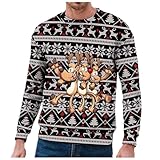 PTLLEND Carnival Damen Activewear Bademoden Grosse groessen Bodies Damen Kurzarm Bekleidung für Damen Pullover Damen elegant Pullover Damen schwarz weit hosenträger rot Pailletten Hosen(Beige, L)