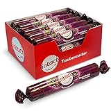 intact Traubenzucker (Boysenbeere) Rolle 15 St. • Multipack (15 x 40g) Traubenzucker Bonbons • 100% Vegan
