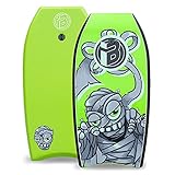 iBOARD Bodyboard, Schwimmbrett, Leichtes Bodyboard mit EPS-Kern, Premium-Leine und Handschlaufe, Surfen für Kinder und Erwachsene