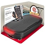 Sportstech VP275 – Vibrationsplatte für zuhause – Smart LED – Fitness Training – Slim Design – Ganzkörpertraining –3D Platte– Anti-Rutsch-Design – App-gesteuerte Vibrationsanpassung
