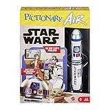 Mattel Games HHM49 - Pictionary Air Star Wars (deutsche Version), Scharade, Zeichen-Spiel zum Verbinden mit dem Smartphone oder Tablet, Familien-Spiel für Erwachsene und Kinder ab 8 Jahren