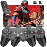 2025 Retro-Spielkonsole – 64 GB Game Stick mit über 20.000 Spielen, Plug & Play-Videospiele, 4K-HDMI-Ausgang + 2 Controller für TV Retro-Spielkonsole 2,4 GHz Marke: Baopilong