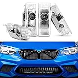 Tenatu 4 Stück kompatibel mit Autotür Licht Projektor Unterbodenbeleuchtung Auto für 1 2 3 4 5 6 7er M GT X1 X3 X4 X5 X6 Türprojektoren Zubehör, LED Auto Türbeleuchtung Einstiegsbeleuchtung