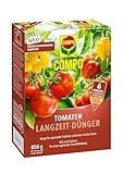 COMPO Tomaten Langzeit-Dünger – 6 Monate Langzeitwirkung – für alle Tomatensorten sowie weiteres Frucht- und Knollengemüse – 850 g für 14 m²