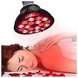 SkyFace Infrarotlampe Rotlichtlampe Wärmelampe für Therapie, 18 LEDs 850 nm & 660 nm Infrarot Rotlichttherapie für den Heimgebrauch, Hitzebeständiges Design, für Schmerzlinderung