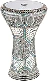 Meinl Percussion Artisan Series Doumbek - Große Handtrommel - Synthetisches Fell - Durchmesser 8,75 Zoll - Aluminium, Blue Pearl (AEED3)