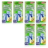 6x 25g Orofix Bio-Entkalker mit Zitronensäure - sanfte Entkalkung für Haushaltsgeräte, Wasserkocher, Kaffeemaschinen - Anti-Kalk-Pulver - Kalklöser, langanhaltend, ohne Rückstände (06 x 25g)