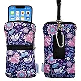 Tainada Neopren-Schutzhülle für iPhone 16/15 Pro Max, 16/15 Plus, Samsung S24, S23+, A54, für Herren und Damen, stoßfest, mit Karabiner, Umhängeband, Gürtelschlaufe, Holster für iPhone 16/15 Pro Max,
