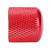 VGEBY Gitarrenknöpfe aus Aluminium mit Exquisitem Design, Bequemer Griff für Musikinstrumentenliebhaber, Rot, 3er-Pack