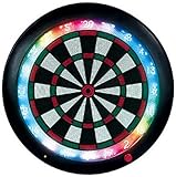 TAISK Dartscheiben-Set für Erwachsene Dartscheiben, elektronische Dartscheibe, Zielpfeile, leuchtende Scheibe, intelligentes Bluetooth, geeignet für Freunde oder Familienmitgli