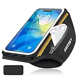 Sportarmband Mit Kopfhörer Tasche Handytasche Joggen Sport für iPhone 16 Pro Max 15 Pro 14 13 12 Galaxy S25 Ultra S24 S23, Xiaomi Huawei Handyhalterung Joggen Arm Handyhülle Running Armband