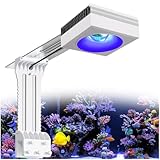 PopBloom RL115 WiFi Aquarium LED Beleuchtung 115W, Vollspektrum Aquarium Lampe, Salzwasser LED Beleuchtung für Reef Coral Fish Wasserpflanzen Salzwasser Aquarium,APP unterstützt Deutsch