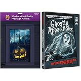 AtmosFearFx Halloween-DVD mit 122 x 182 cm weißer Reaper Brothers Projektionsleinwand (englische Version)