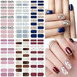NAILDOKI Nagelfolie, Nagelsticker Nagelkunst Sticker Nail art Selbstklebend, Maniküre Sticker Schöne Mode DIY Dekoration Nail Stickers