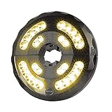 LIANXIAO - Sonnenschirm-Beleuchtung, Patio-Regenschirm-Lichter, 3 Helligkeitsmodi schnurlosen 28 LED-Regenschirm-Pole-licht wasserdichte Wireless-Lampe for Garten-Camping-Zelte im Freien, warmes Licht