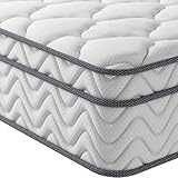 Vesgantti 30cm Höhe Matratze H3 7-Zonen 160x200cm Taschenfederkernmatratze Mittelfeste Orthopädischem Kaltschaummatratze Öko-Tex Zertifiziert Matratzen Klassik BoxTop