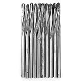 Hartmetall-Spiralbohrer mit geradem Schaft, hohe Härte, geringer Abrieb, Bohrmaschine, 10 Stück, 3 mm