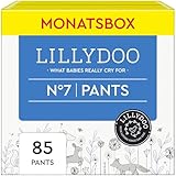 LILLYDOO hautfreundliche Pants, Größe 7 (17+ kg), Monatsbox (85 Stück)