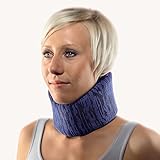Bort Cervicalstütze Eco anat. geformt blau/schwarz 9cm Gr.2, Bandagen