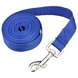 CLOSOFIBA Schleppleine Faehrtenleine Suchleine Feldleine Leine Ausbildungsleine Hundeleine Farbe:blau Laenge:
