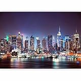 Fototapete murando New York 250x175 cm Vlies Tapeten Wandtapete XXL Moderne Wanddeko Design Wand Dekoration Wohnzimmer Schlafzimmer Büro Flur Stadt City New York d-B-0034-a-b