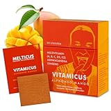 Multivitamin Komplex zum Lutschen mit Vitamin A, B, C, D3, K2, Ginseng & Ashwagandha | Vegan | Stärkt Immunsystem & Knochen | Vitamin A-Z Komplex