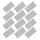 3D -Scanaufkleber, 3D -Tracking -Punkt Reflektiermarker 600pcs 6mm ID 10mm OD mit Hohem Reflexionsvermögen Tränenresist für Bewegung Fang Ganganalyse Reverse Engineering