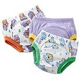 Bambino Mio Unisex Baby Wiederverwendbare Töpfchen-Trainingshose Für Jungen Und Mädchen, Mutige Tiere, 3-4 Jahre EU